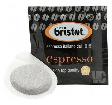 Кофе в чалдах BRISTOT ESPRESSO 150шт х 7гр (E.S.E.) - фотография № 4