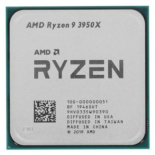 Процессор AMD Ryzen 9 3950X AM4,  16 x 3500 МГц, OEM