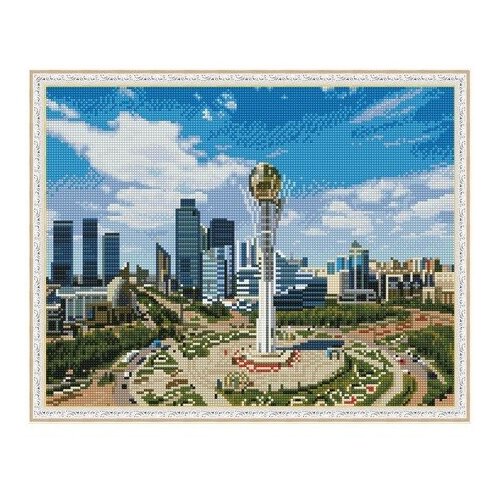 ложка сувенирная казахстан нур султан металл Алмазная мозаика Нур-Султан 40x50 см.