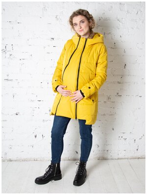 Куртка слинго для беременных Мамуля Красотуля Кэнди желтый