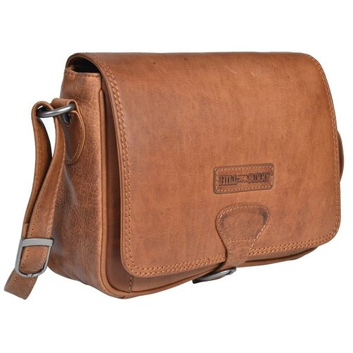 фото Сумка кросс-боди hill burry, фактура гладкая, бархатистая, коричневый