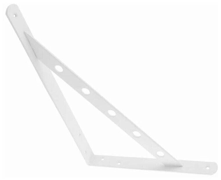 фото Кронштейн усиленный 300*225мм для полок, металл, белый