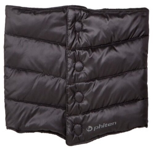 фото Шарф rakumaki neckwarmer down material, серый phiten