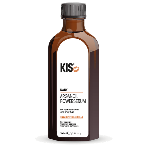 Профессиональное аргановое масло для волос (активное питание, увлажнение и защита) KIS ArganOil PowerSerum, 100 мл