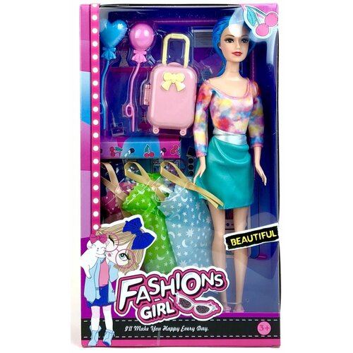 Кукла Fashions Girl, с платьями и аксессуарами, 30 см