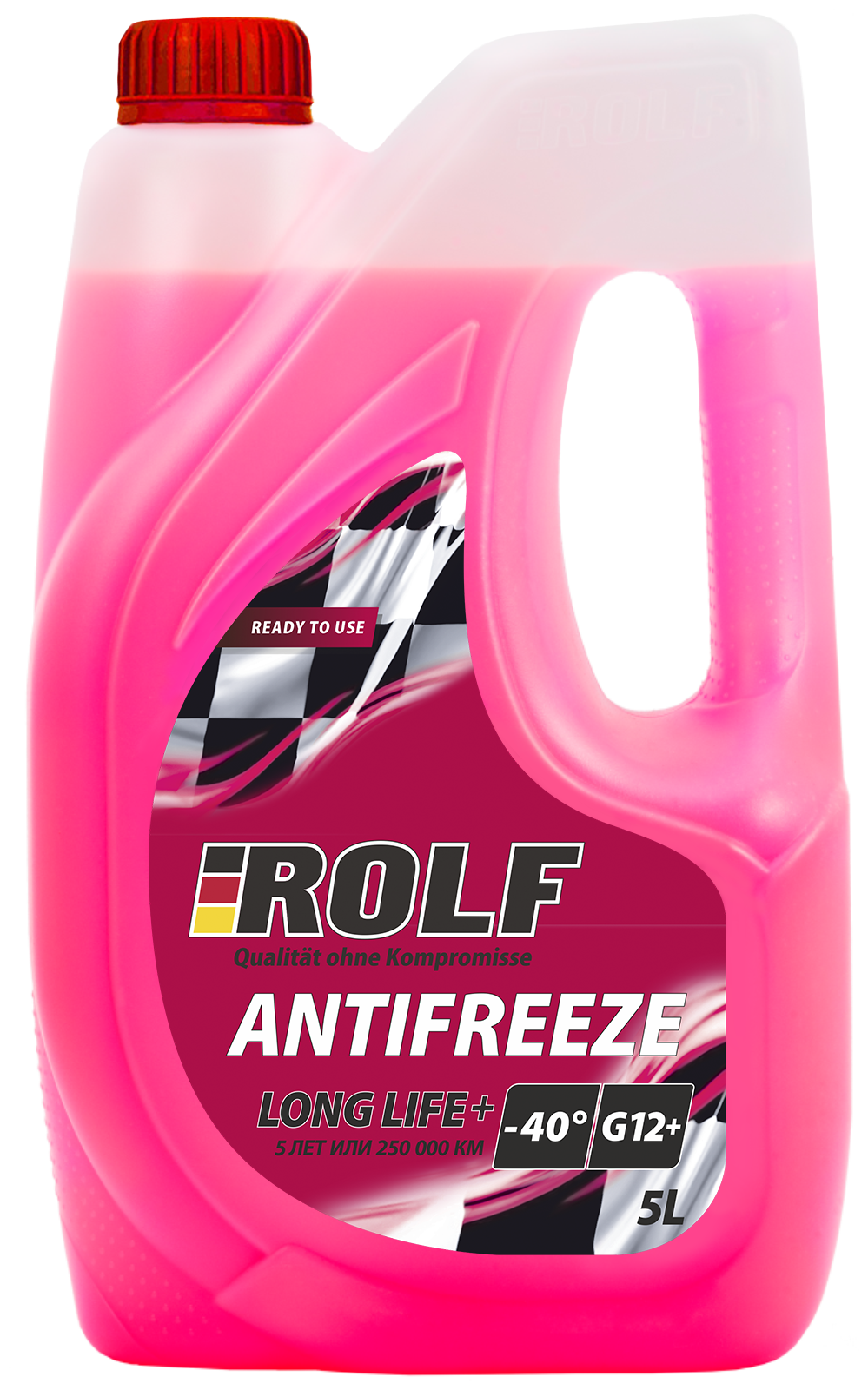 Антифриз ROLF Long Life -40 G12+ Red 5 л, 1 уп.