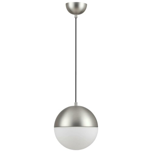 фото 4959/1a pendant odl22 243 мат.никель/металл/белый/стекло подвес e27 1*40w pinga odeon light