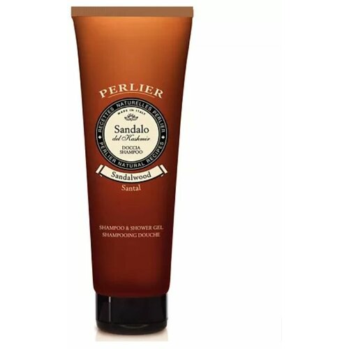 Perlier Женский Sandalwood Shampoo&Shower Gel Гель для душа и шампунь Сандал 250мл