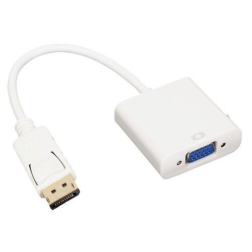 Behpex VGA - DisplayPort (569832), белый переходник display port minidisplayport m vga f белый