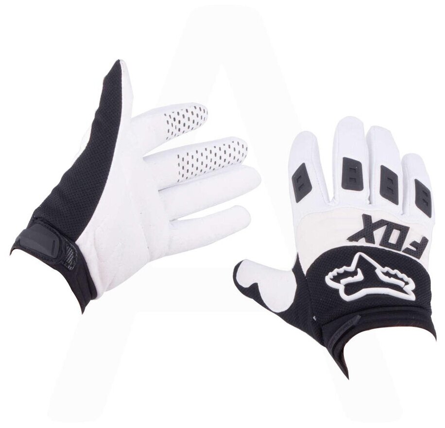 Мото перчатки FOX DIRTPAW, M, черно-белые