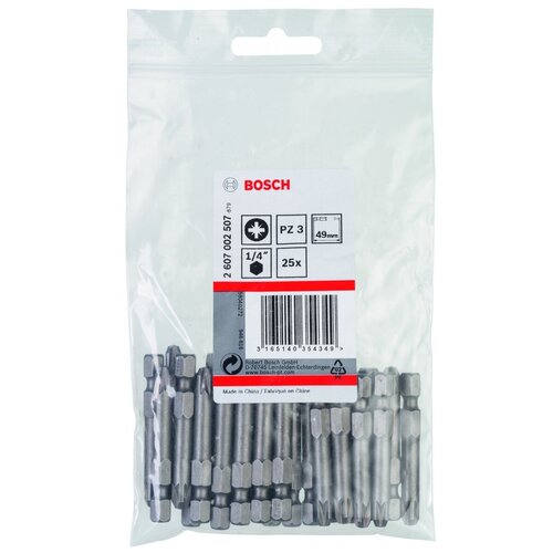 Bosch 25 БИТ 49ММ POZIDRIV 3 XH 2607002507