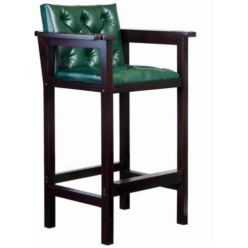Weekend Кресло бильярдное из ясеня (мягкое сиденье + мягкая спинка, цвет махагон)