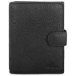 Мужское портмоне для автодокументов и паспорта L532-302B Black - изображение