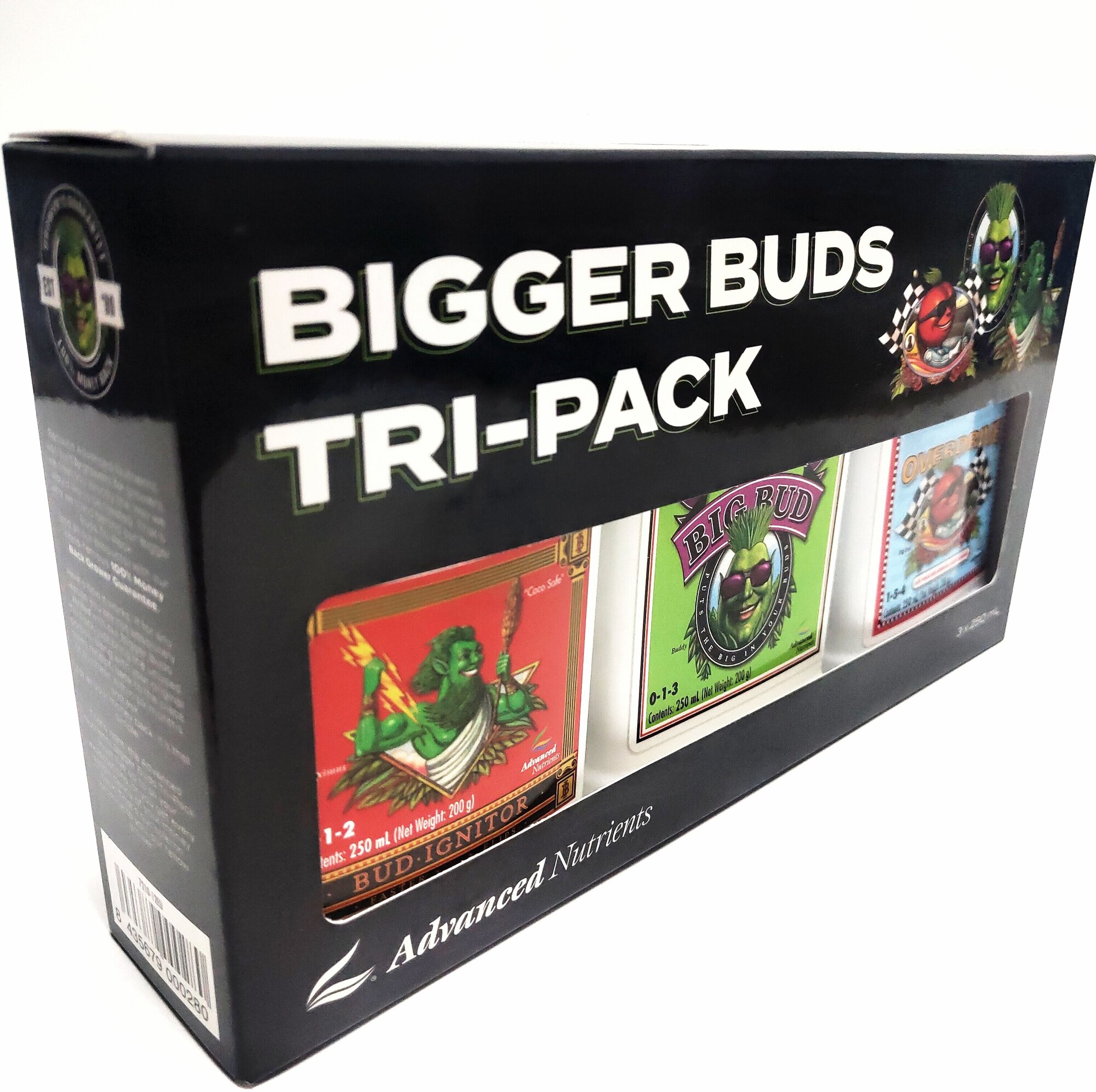 Удобрениe Advanced Nutrients Bigger Buds Tri-Pack 3 шт по 250 мл, стимуляторы цветения Bud Ignitor, Big Bud, Overdrive - фотография № 3