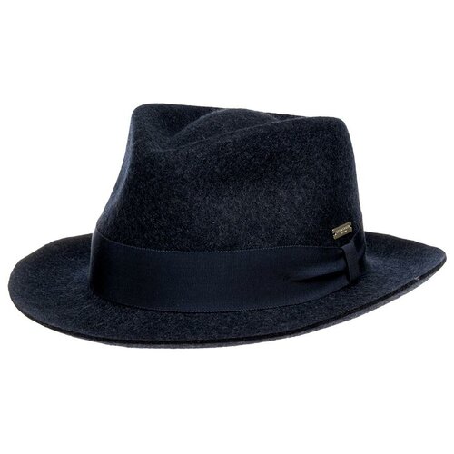 фото Шляпа seeberger арт. 70424-0 felt fedora (темно-синий), размер 59