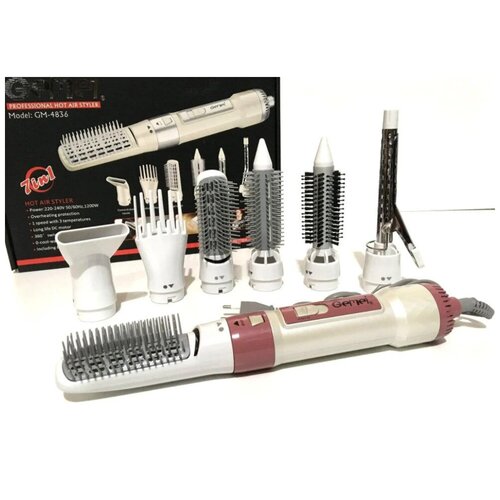 Профессиональный фен-щетка для волос Gemei GM-4836 239000₽