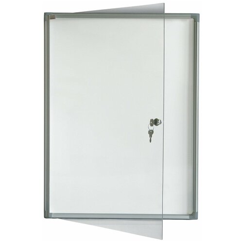 Доска-витрина магнитно-маркерная, 1 лист А4, алюминиевая рамка, OFFICE, «2x3» (Польша), GS41A4 шт.