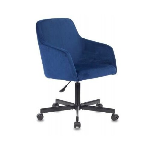 фото Компьютерное кресло бюрократ ch-380m офисное, обивка: текстиль, цвет: сапфировый