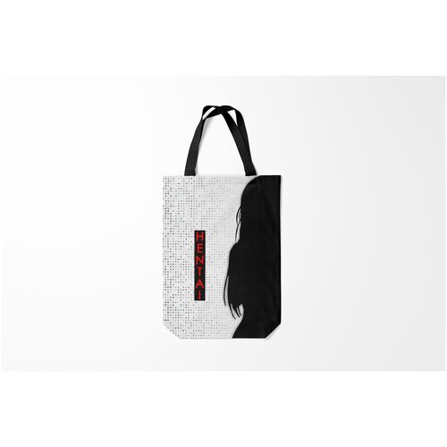 фото Сумка-шоппер / 31х42 см / аниме / hentai женский силуэт burnettie