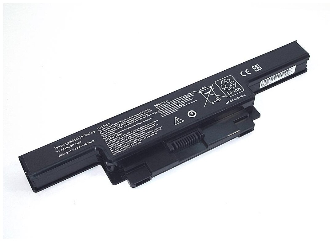 Аккумуляторная батарея для ноутбука Dell 1450 11.1V 4400mAh черная OEM