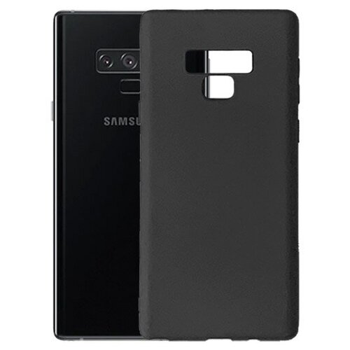 фото Матовый чехол mattecover для samsung galaxy note 9 n960 силиконовый черный