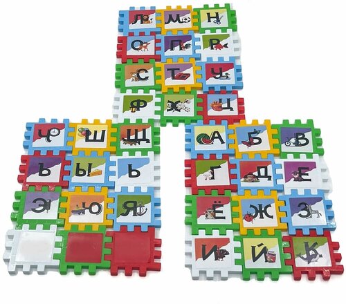 Развивающие игрушки конструктор Азбука, сортер, логический куб