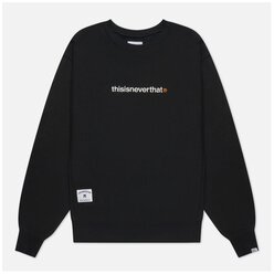 Мужская толстовка thisisneverthat Sport T-Logo Crew Neck чёрный , Размер M