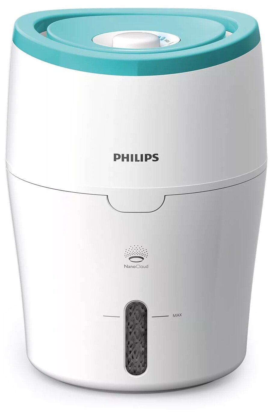 Увлажнитель воздуха Philips HU4801/01, белый/светло-зеленый - фотография № 1