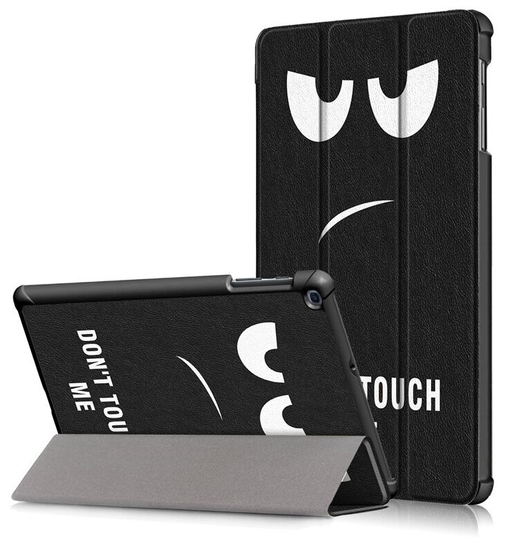 Чехол-обложка MyPads для Samsung Galaxy Tab A 10.1 SM-T590 SM-T595 (2019) тонкий умный кожаный на пластиковой основе с трансформацией в подставку...