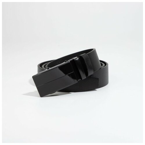 фото Ремень мужской, ширина 3,8 см, пряжка автомат, цвет чёрный magic store