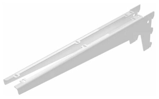 фото Кронштейн одинарный для ДСП 480 мм 2 шт (L+R) белый