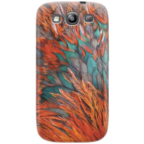 Ультратонкий силиконовый чехол-накладка для Samsung Galaxy S3 с принтом Разноцветные перья ультратонкий силиконовый чехол накладка для samsung galaxy a3 2017 с принтом разноцветные перья