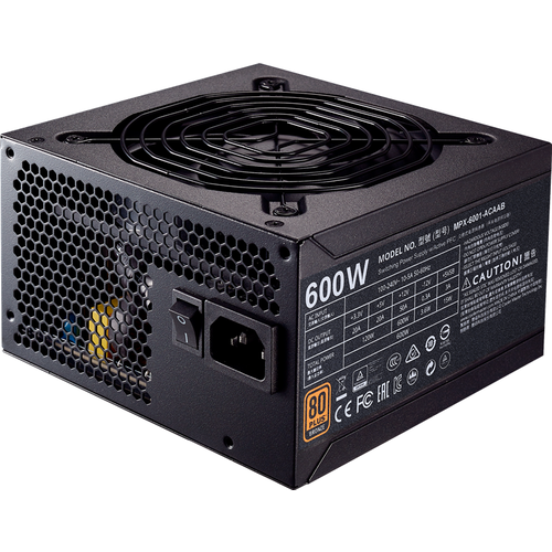 Блок питания 600 Ватт Cooler Master MWE Bronze 600W V2