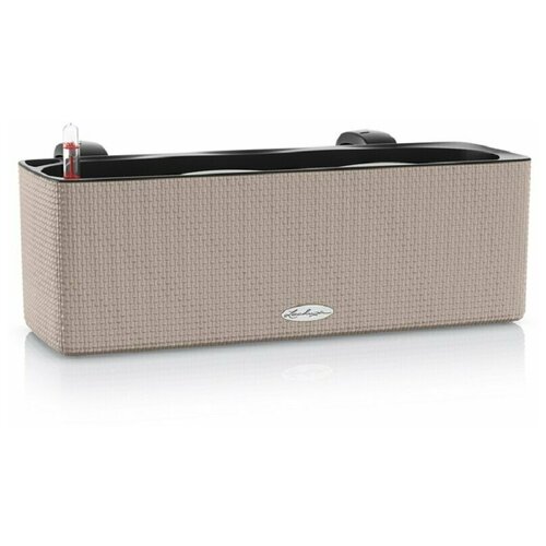 Кашпо Кьюб Колор Трипл Песочно-коричневое все-в-одном