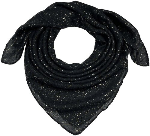 Платок Lili Scarf, 90х90 см, черный