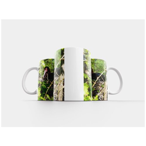 фото Кружка "птица, гнездо, природа" 320 мл lotsprints