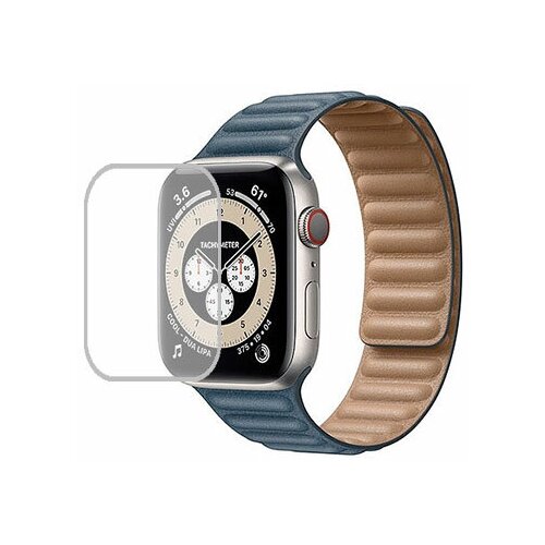 Apple Watch Edition Series 6 40mm GPS + Cellular защитный экран Гидрогель Прозрачный (Силикон) 1 штука apple watch edition 38mm series 3 защитный экран гидрогель прозрачный силикон 1 штука