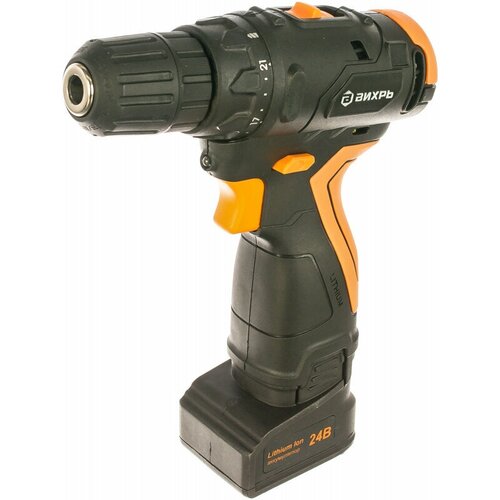 Дрель-шуруповерт аккумуляторная Вихрь ДА-24Л-2КБ 20 Ач бесщеточный двигатель 1704800₽