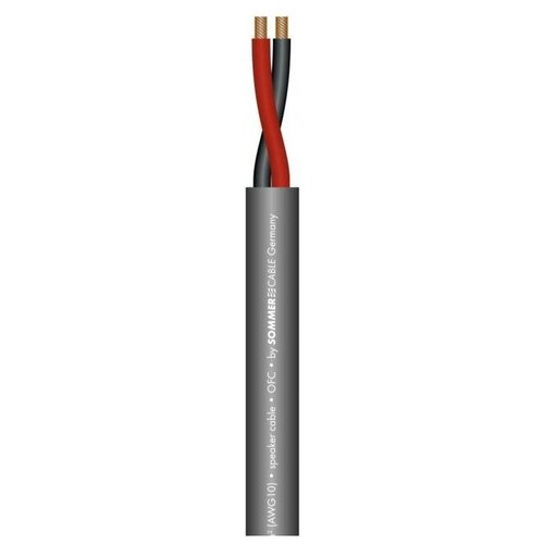 Кабель акустический с катушки двухжильный Sommer Cable 460-0056 Meridian Mobile SP260 Grey, 1 м