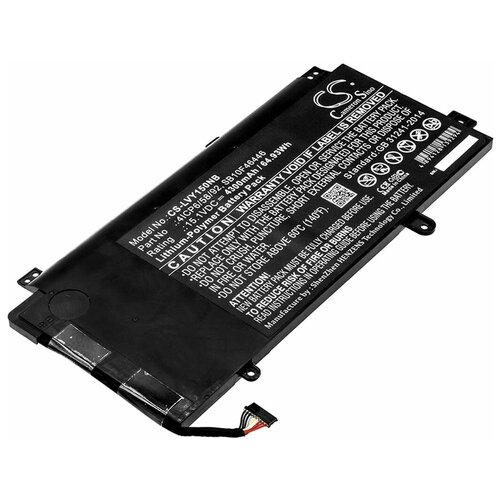 Аккумулятор для ноутбуков Lenovo ThinkPad S5 Yoga 15, (00HW008, 00HW009, 00HW014, 00HW015), 4360мАч аккумулятор для ноутбука lenovo thinkpad yoga 15 00hw009 15 2v 4000mah oem