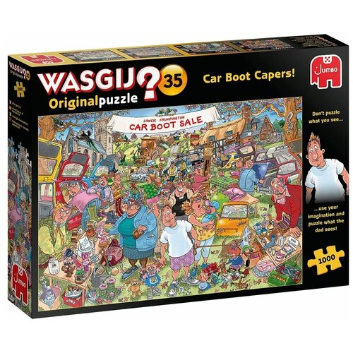 Пазл Jumbo 1000 деталей: Вазгич. Распродажа из багажника (Wasgij Original)