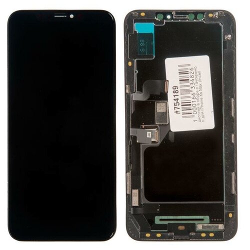 Дисплей в сборе с тачскрином для iPhone Xs Max (Incell), черный