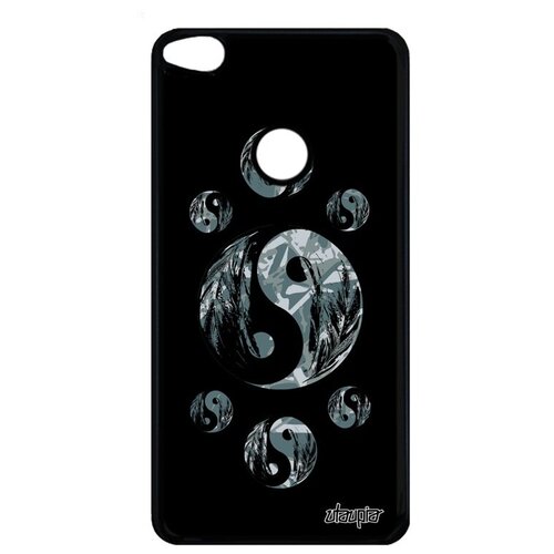 фото Противоударный чехол для // huawei p8 lite 2017 // "инь и ян" экилибр символ, utaupia, черный