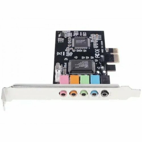 Звуковая карта PCI-E C-media ASIA PCIE 8738 6C, 5.1, oem