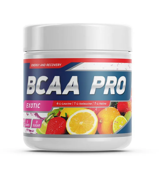 Аминокислота Geneticlab Nutrition BCAA Pro, экзотик, 250 гр.