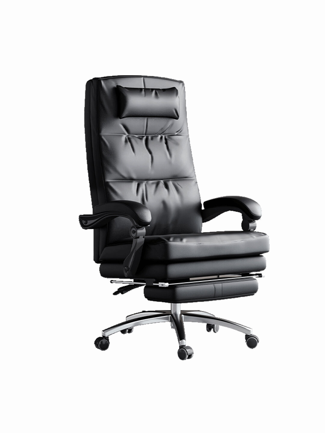 фото Офисное кресло Xiaomi HBADA Computer Chair Home Leather Boss Chair J7 Black