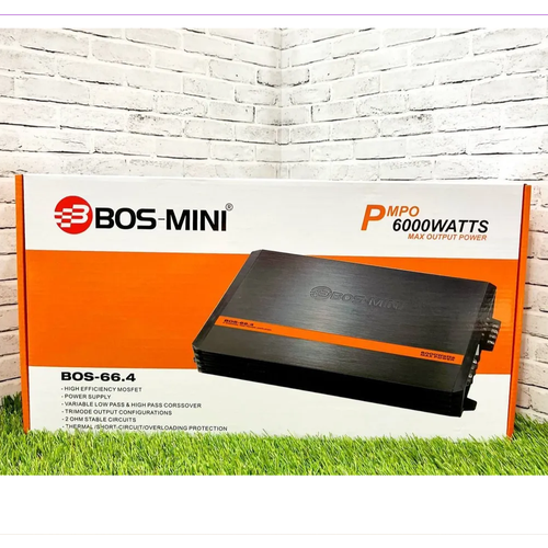 Усилитель автомобильный каналы 4 6000 Вт 4749₽