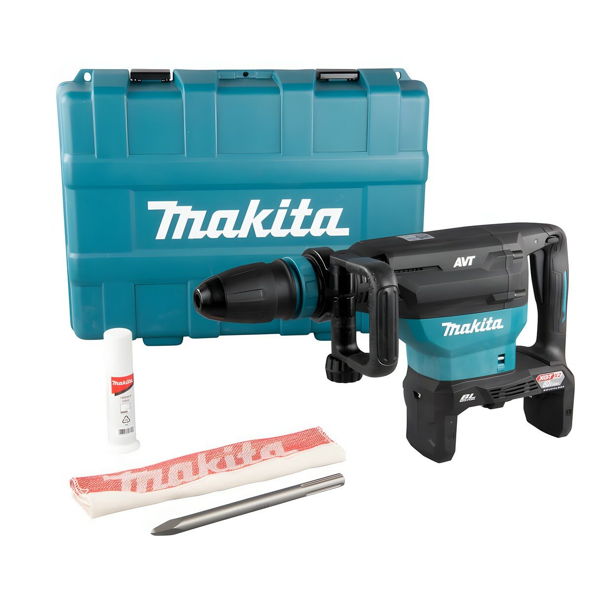 Аккумуляторный отбойный молоток Makita HM002GZ03 SDS max, XGT 2x40В BL,20.9Дж - фото №17