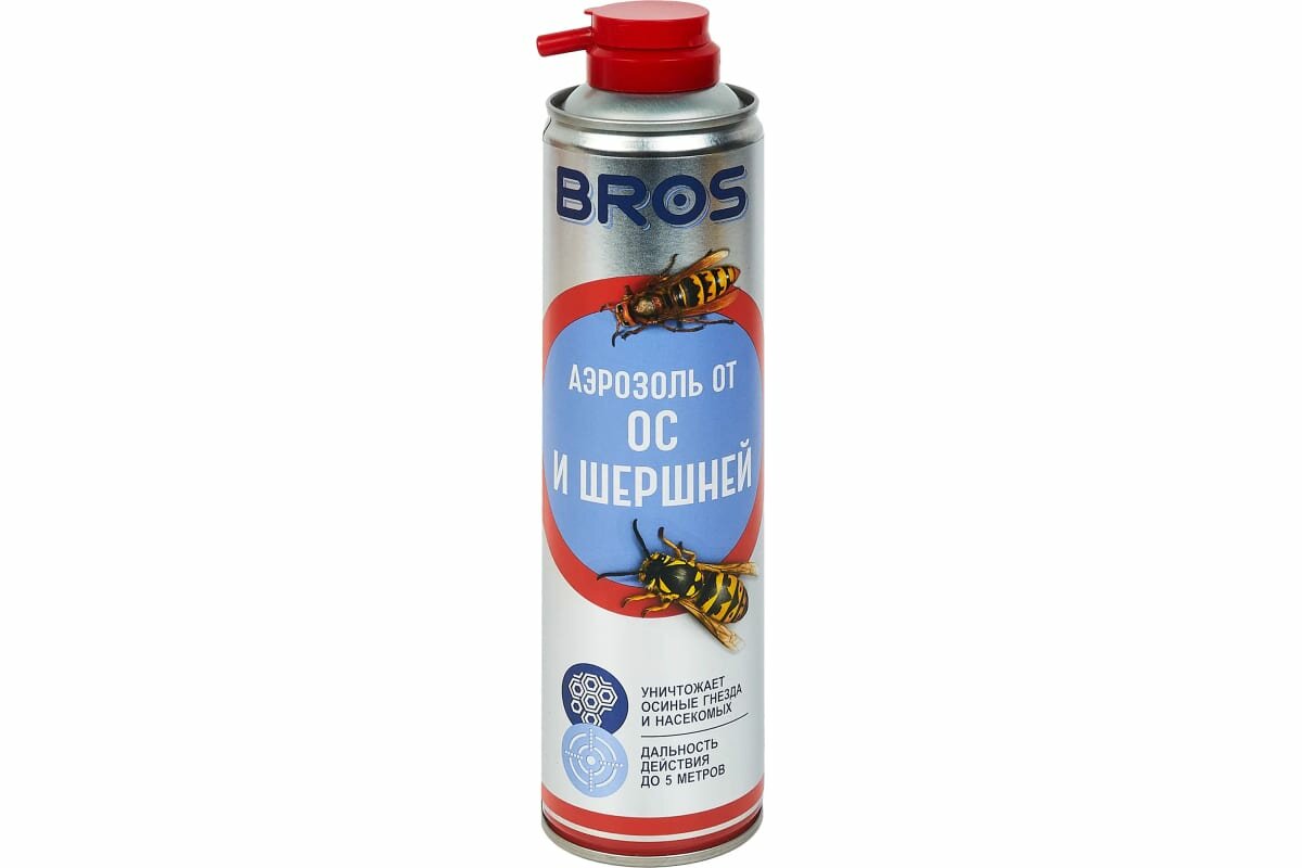 Аэрозоль BROS от ос, пчел и шершней, 300 мл