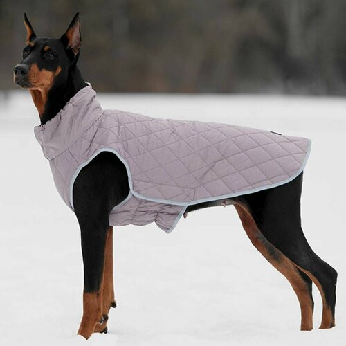 Жилет теплый для собак OSSO Fashion - Стежка, 55см, цвет пыльная роза, 1 шт